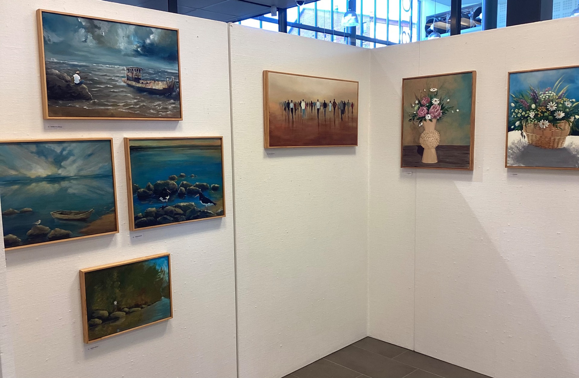 Teoksia näyttelyssä, Galleria Palkki